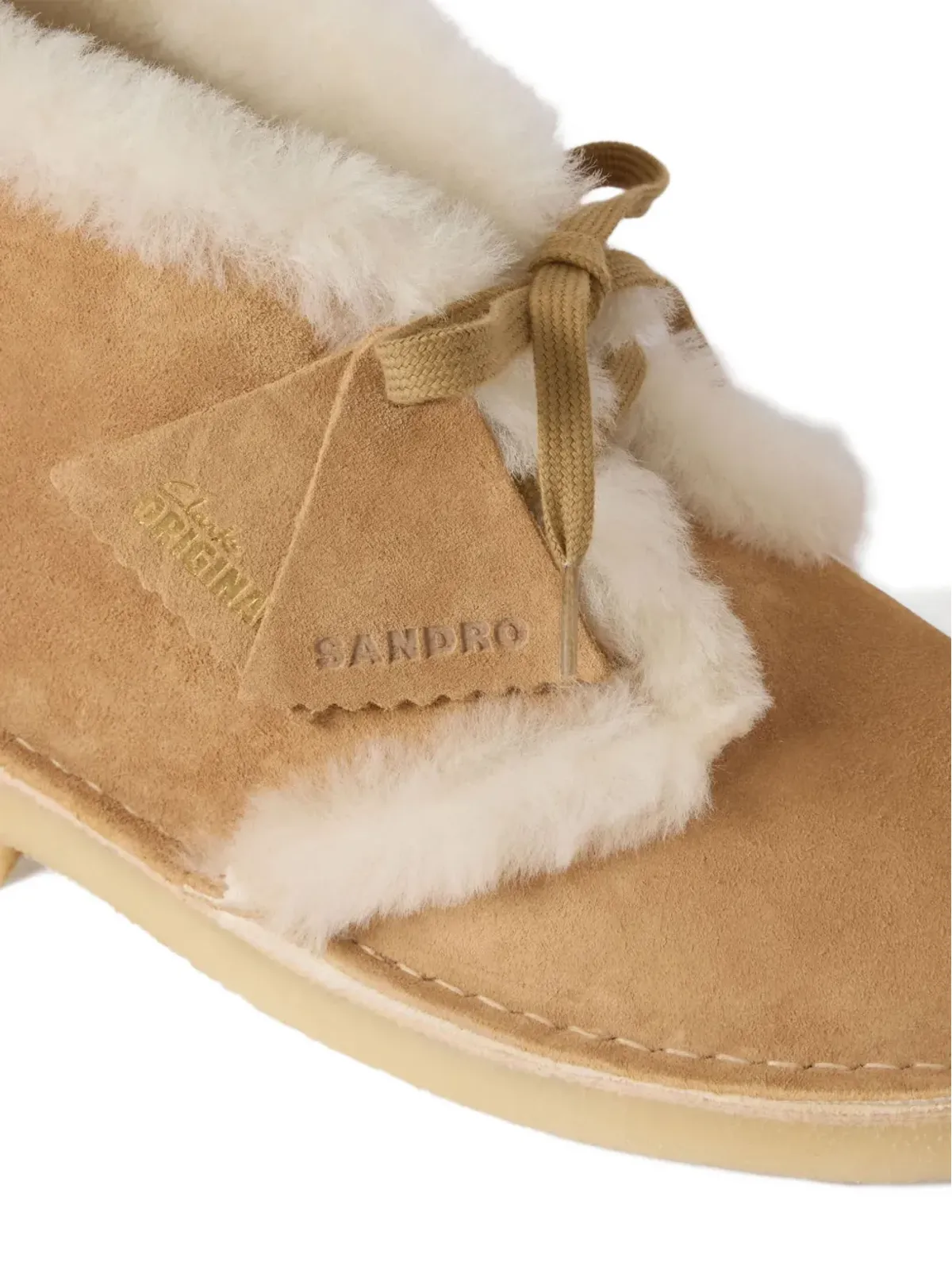SANDRO x Clarks Originals デザートブーツ ブラウン - 画像4