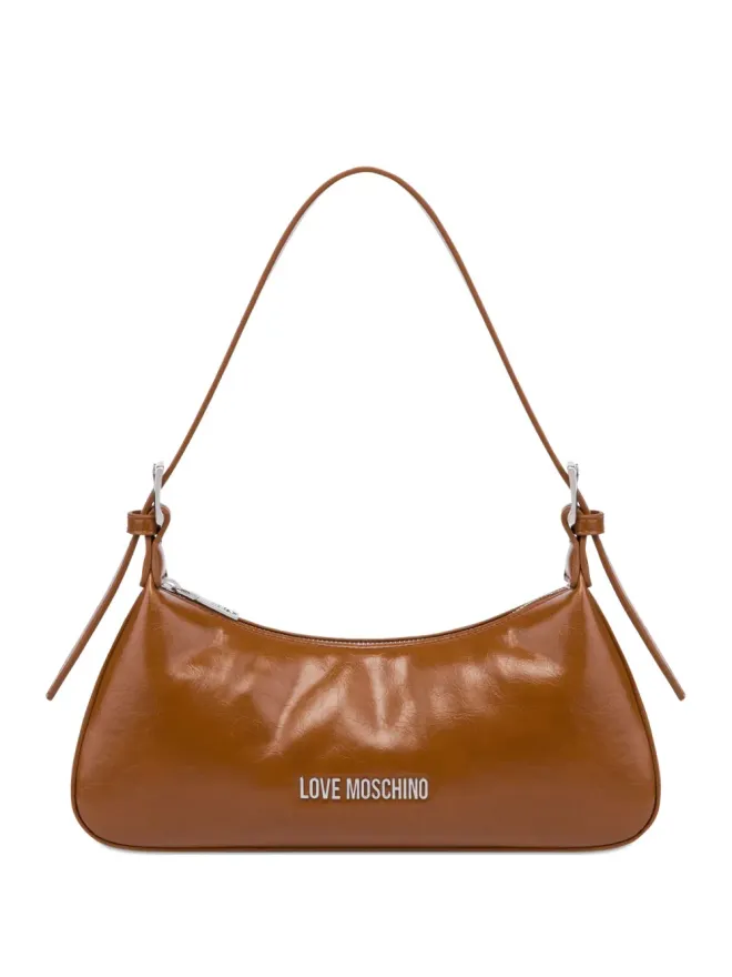 Love Moschino Love Moschino 曲線レザーショルダーバッグの商品画像