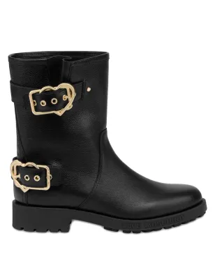 Love Moschino ハートバックルレザーブーツ - サムネイル1