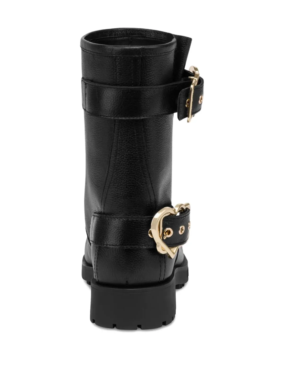 Love Moschino ハートバックルレザーブーツ - 画像3