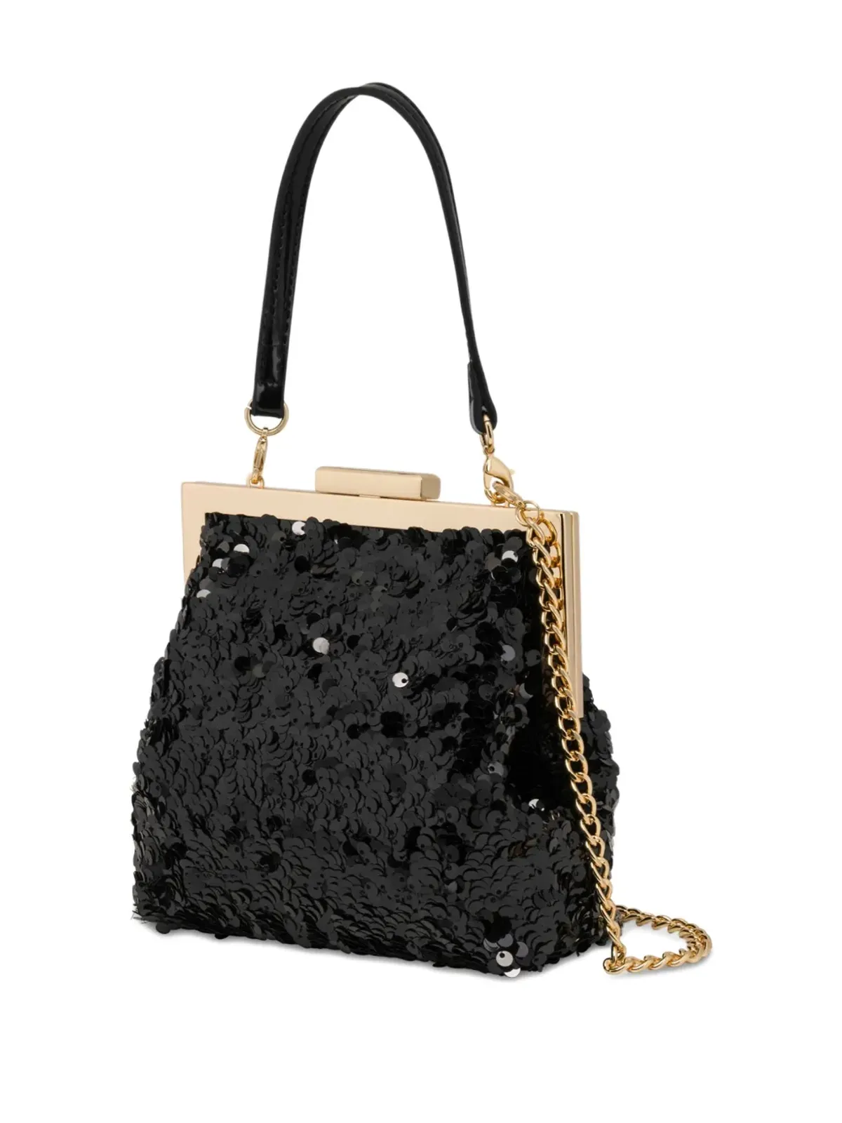Love Moschino スパンコール装飾フレームバッグ - 画像2