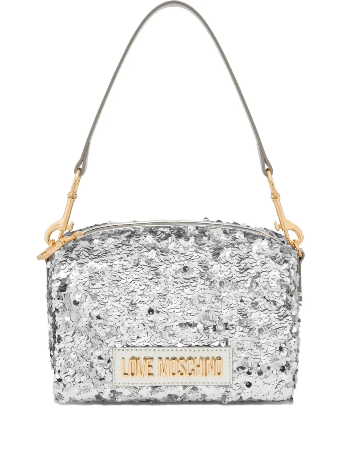 Love Moschino スパンコール装飾ショルダーバッグ - Grey - 画像1