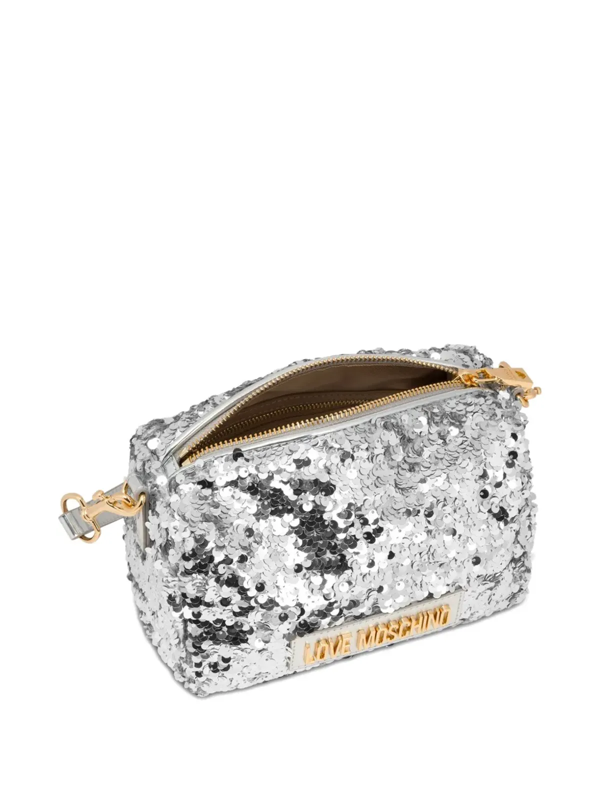 Love Moschino スパンコール装飾ショルダーバッグ - Grey - 画像3