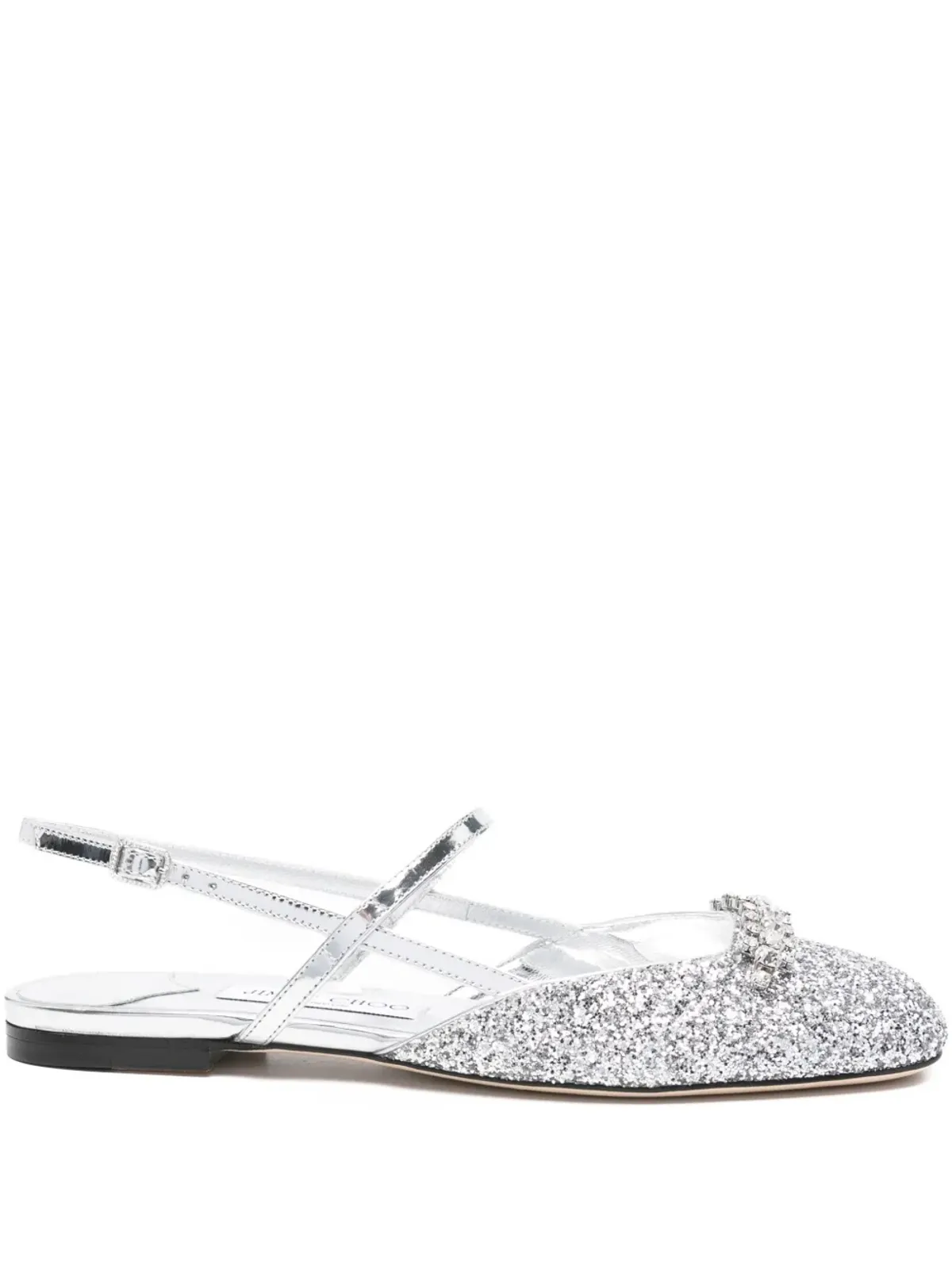 Jimmy Choo Belinda グリッター装飾付きスリングバックサンダル - 画像1