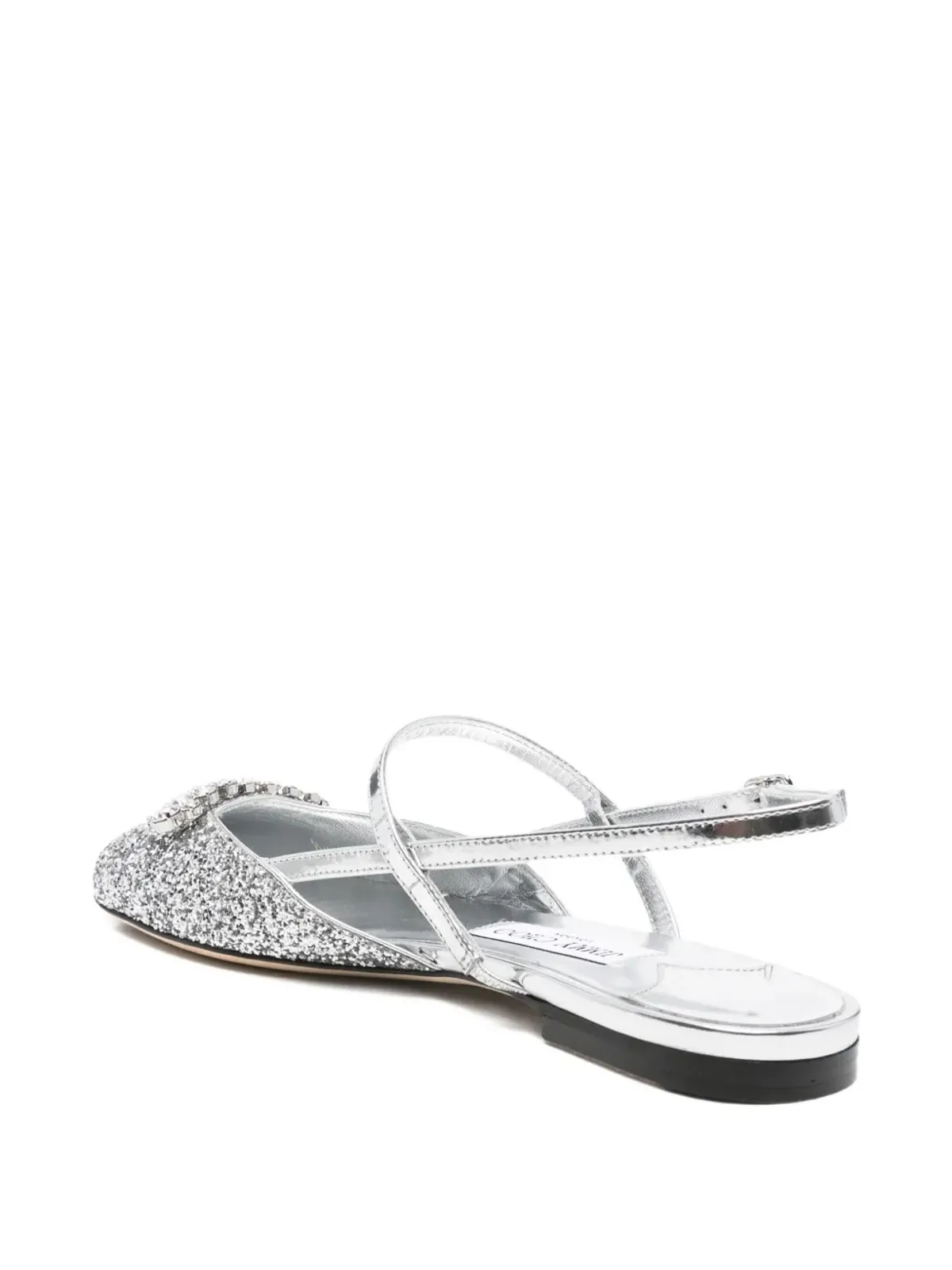 Jimmy Choo Belinda グリッター装飾付きスリングバックサンダル - 画像3