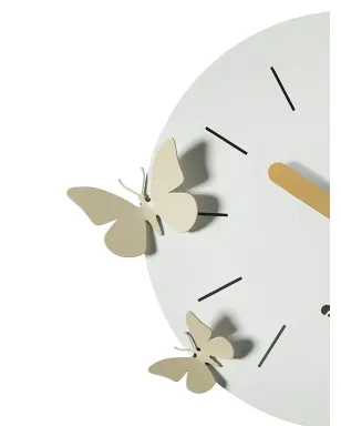Arti & Mestieri 蝶モチーフの壁掛け時計 - サムネイル2