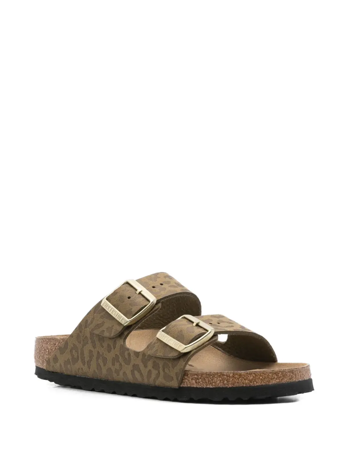 Birkenstock アリゾナ レオパードプリント ダブルバックル サンダル - 画像2