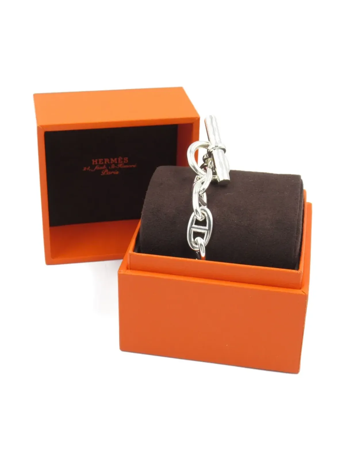 Hermès Pre-Owned チェーン・ダンヌクGM ブレスレット - シルバー - 画像4