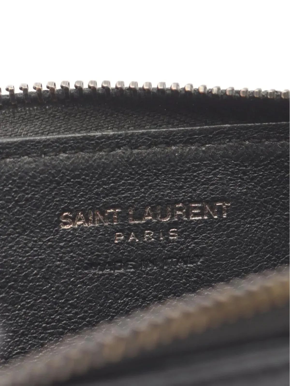 Saint Laurent Pre-Owned レザー キーリング・パース - 画像5