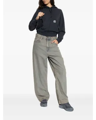 Carhartt WIP ロゴパッチ コットンフーディー - サムネイル2