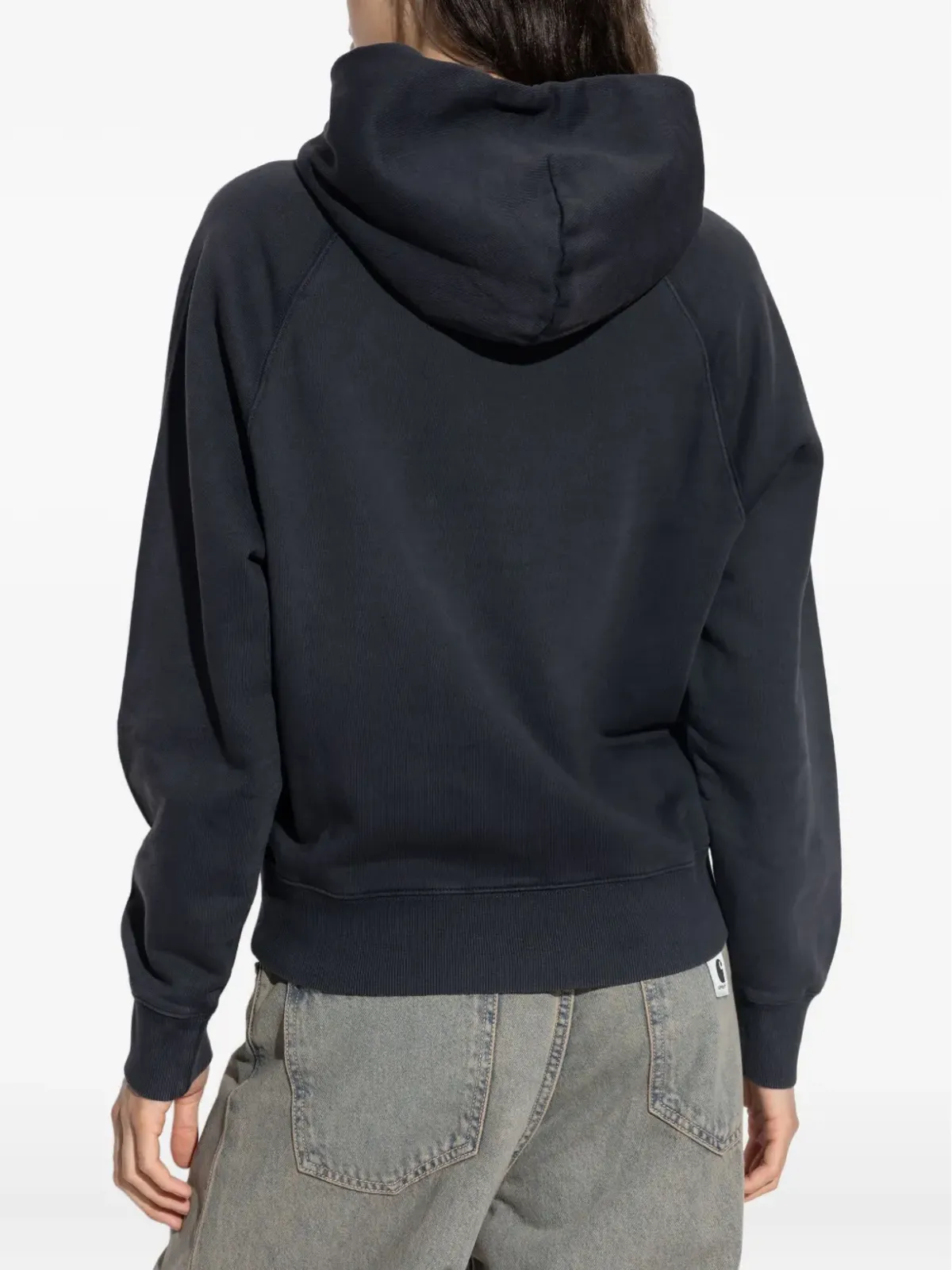Carhartt WIP ロゴパッチ コットンフーディー - 画像4