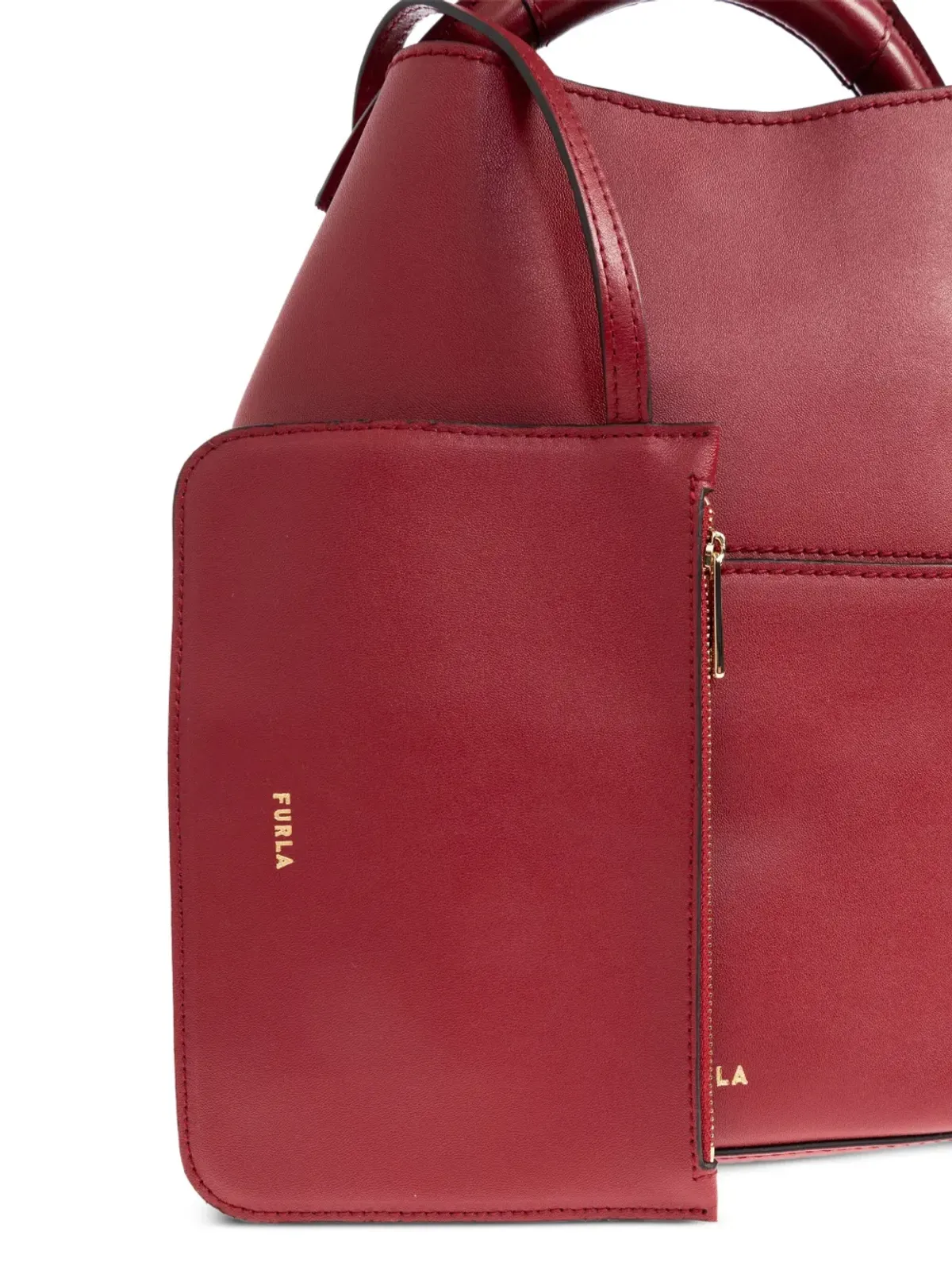 Furla ミニ Sfera トップハンドル バケットバッグ - 画像5