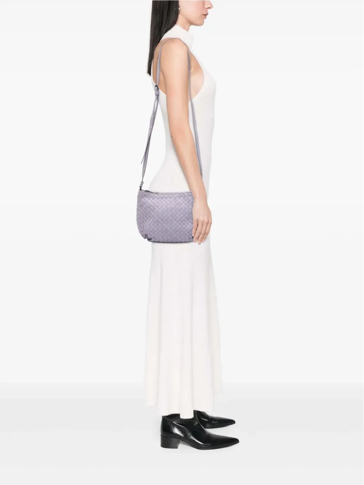Bottega Veneta ビンテージ Cervo Intrecciato クロスボディバッグ - 画像2