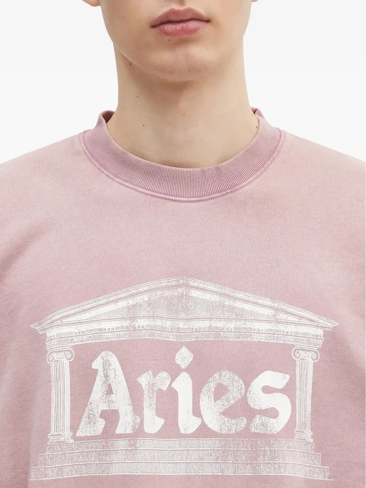 Aries 寺院プリント スウェットシャツ - ピンク - 画像5