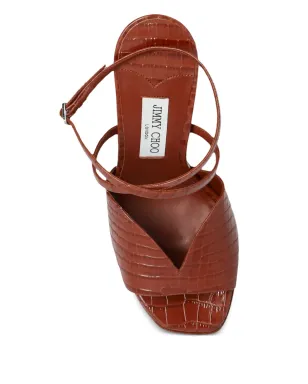 Jimmy Choo カルリ アンクルストラップ ヒールサンダル - サムネイル4