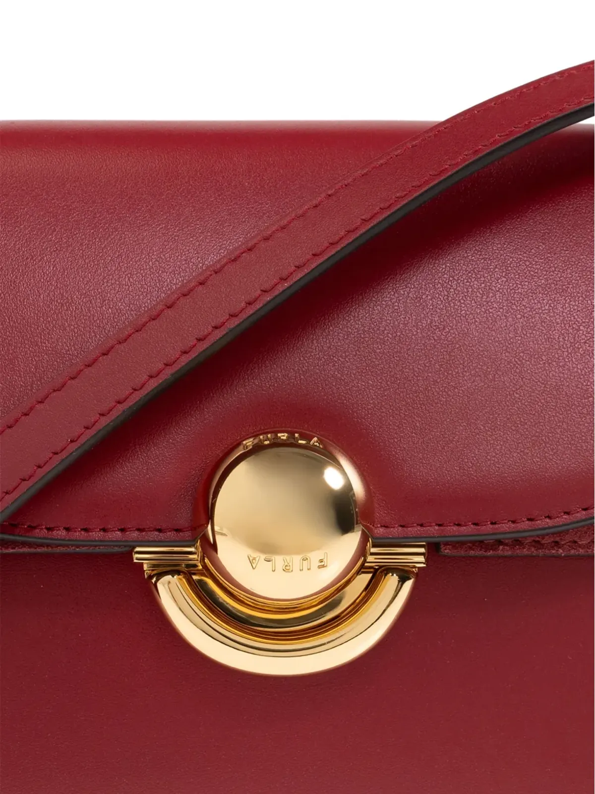 Furla Sfera レザーショルダーバッグ - 画像5