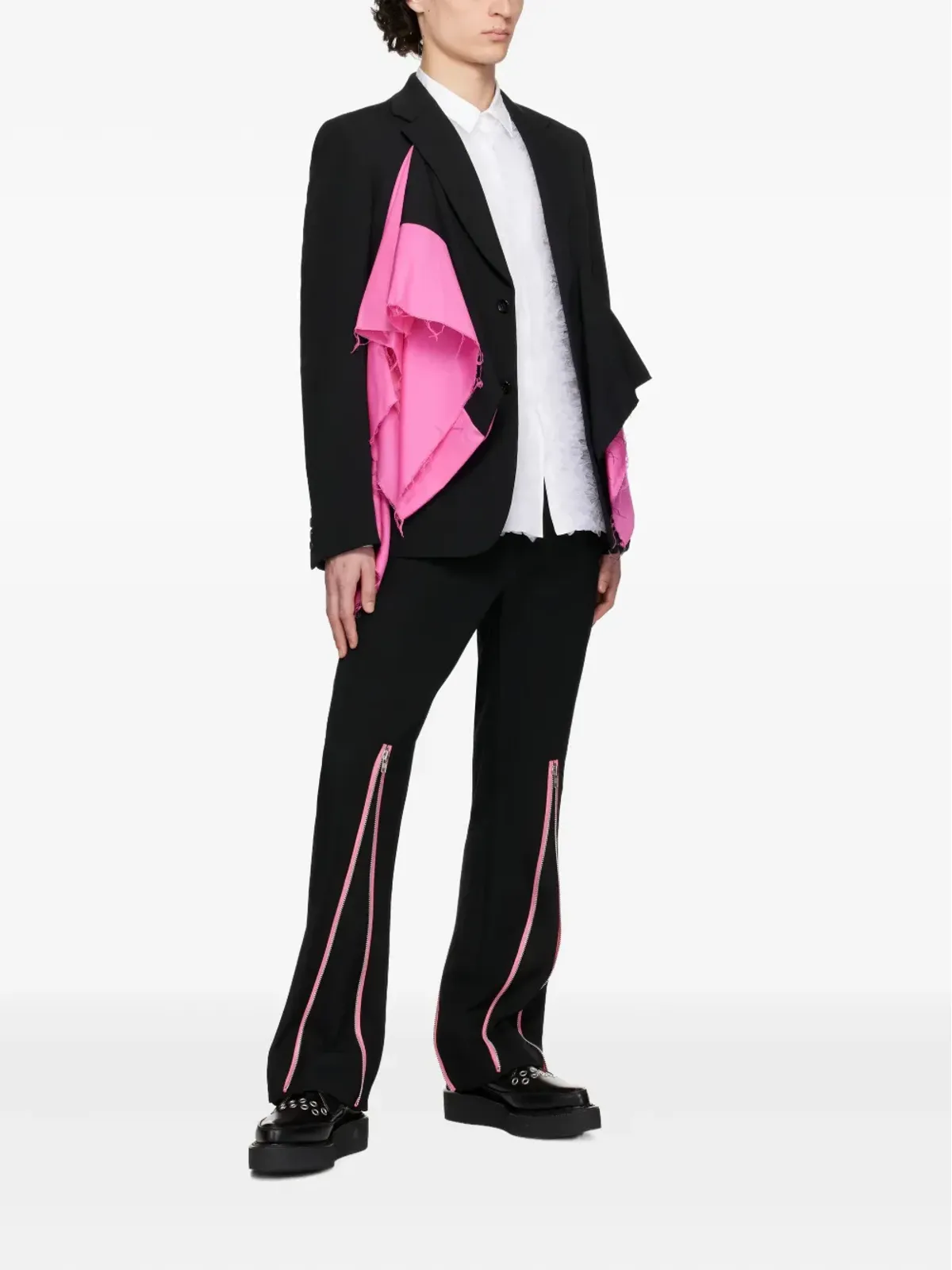 Comme des Garçons Homme Plus ラッフルジャケット - 画像2