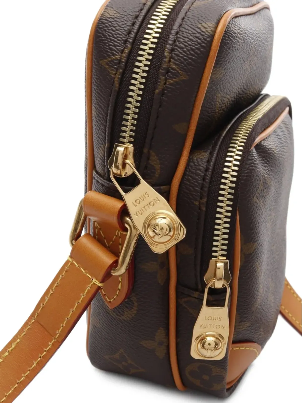 Louis Vuitton Pre-Owned アマゾン ショルダーバッグ ブラウン - 画像3