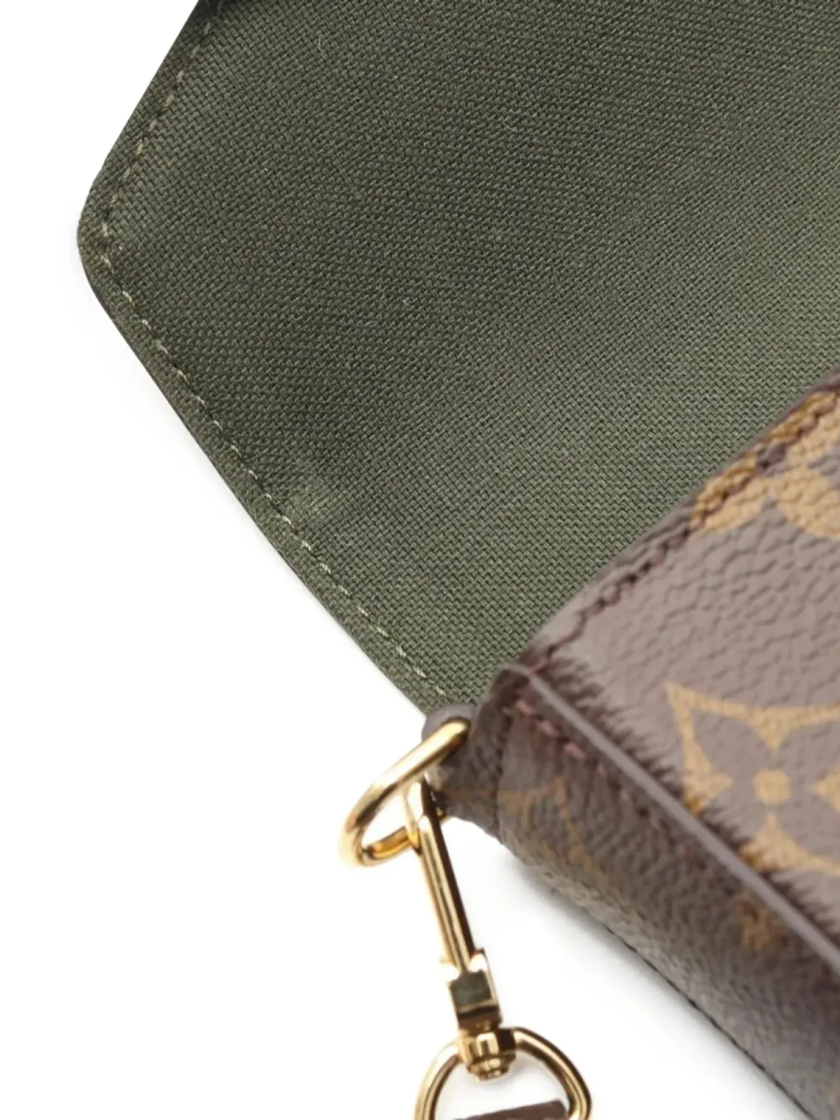 Louis Vuitton ビンテージ フェリシー ポシェット ショルダーバッグ（ブラウン） - 画像3