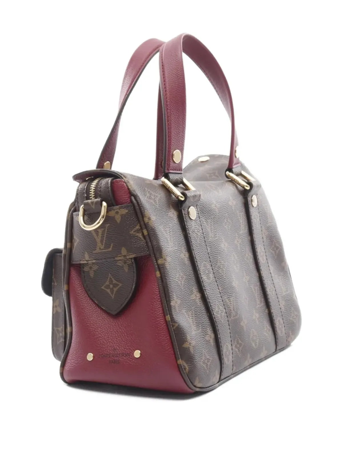 Louis Vuitton ビンテージ Manhattanモノグラム ハンドバッグ - ブラウン - 画像2