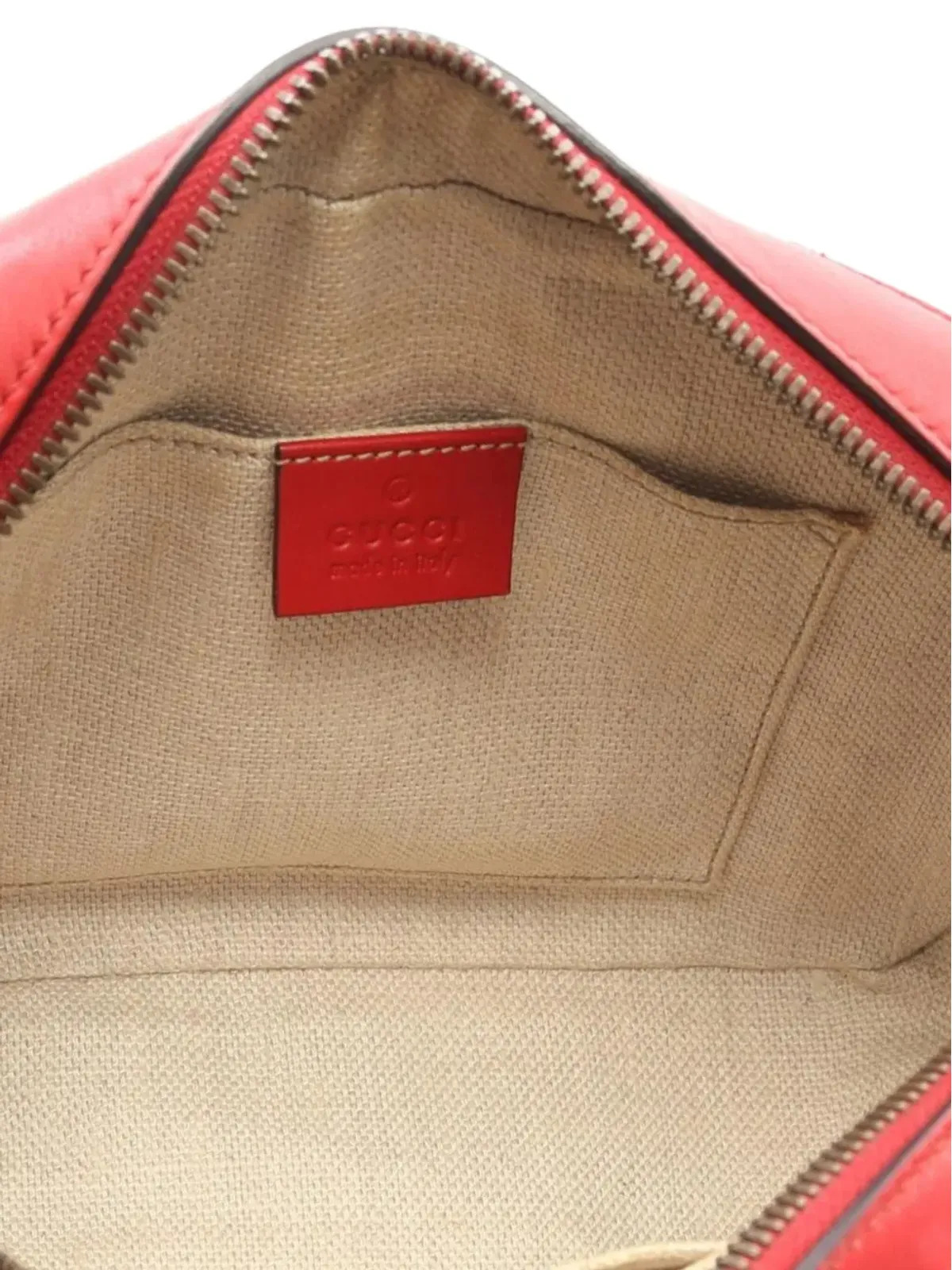 Gucci Pre-Owned 2000s ビー stripe ショルダーバッグ（赤） - 画像5