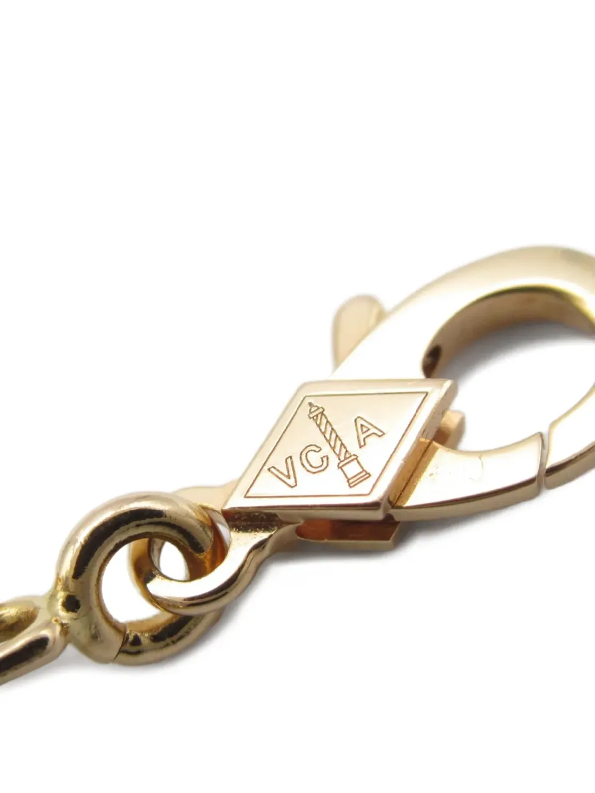 Van Cleef & Arpels Pre-Owned 2010s 18K rose gold semi-custom Alhambra Bless 5 motifs bracelet - Pink - 画像3