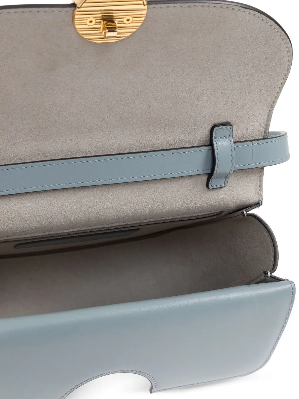 Furla Sfera エンボスレザー ショルダーバッグ - ブルー - 画像4