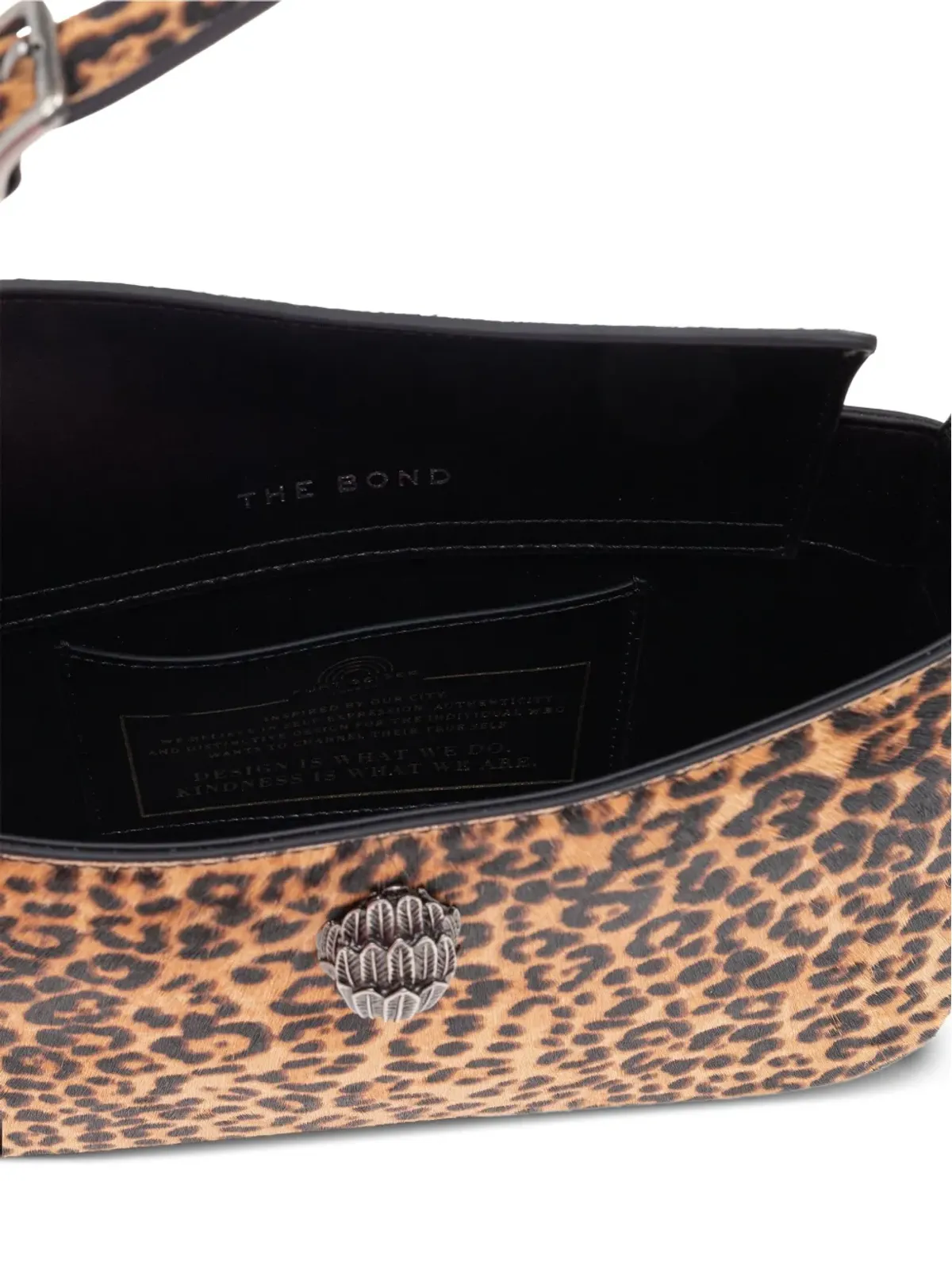 Kurt Geiger London Bond leopard-print shoulder bag - Brown - 画像5