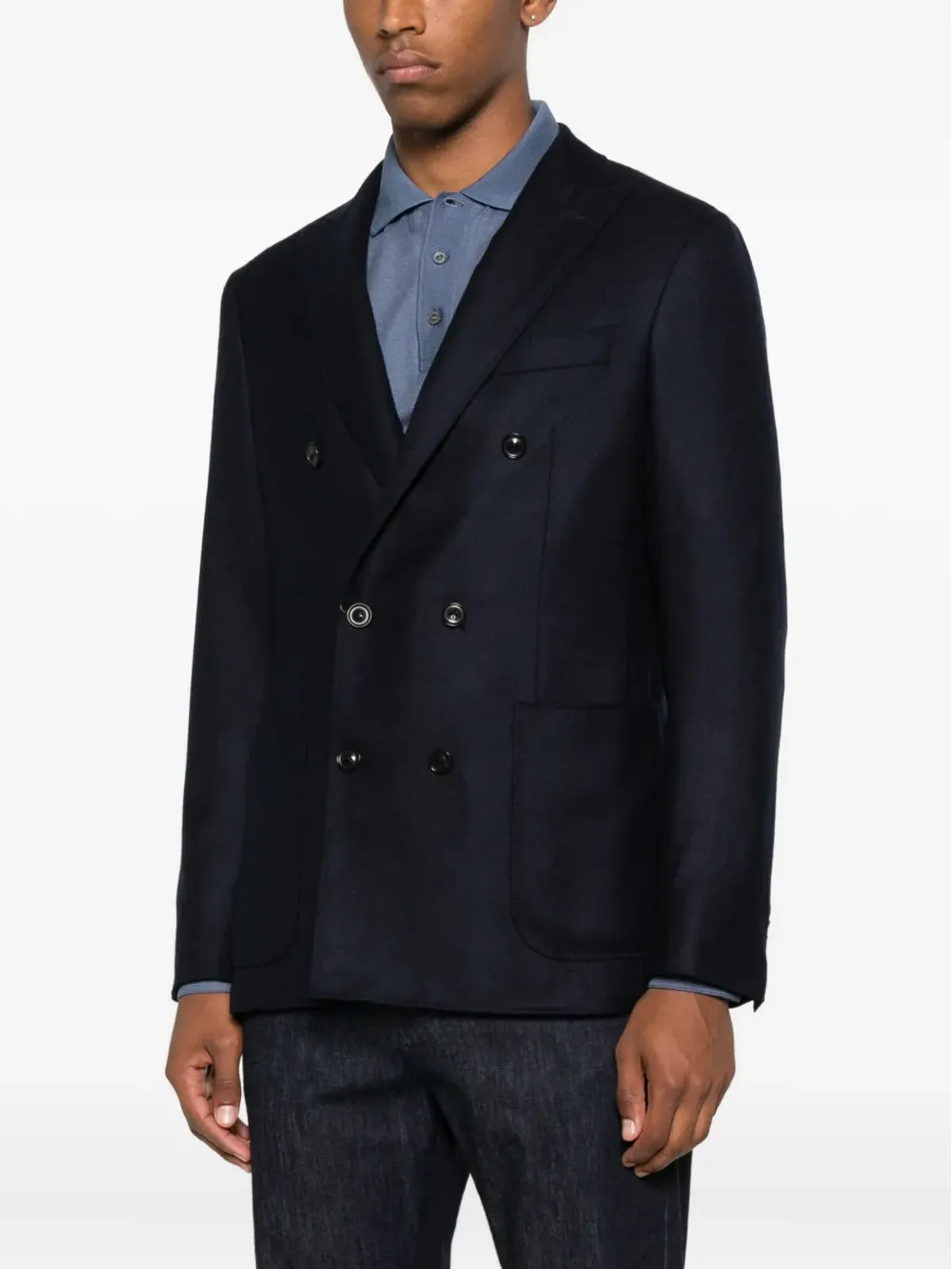 Canali ダブルブレストジャケット - 画像3
