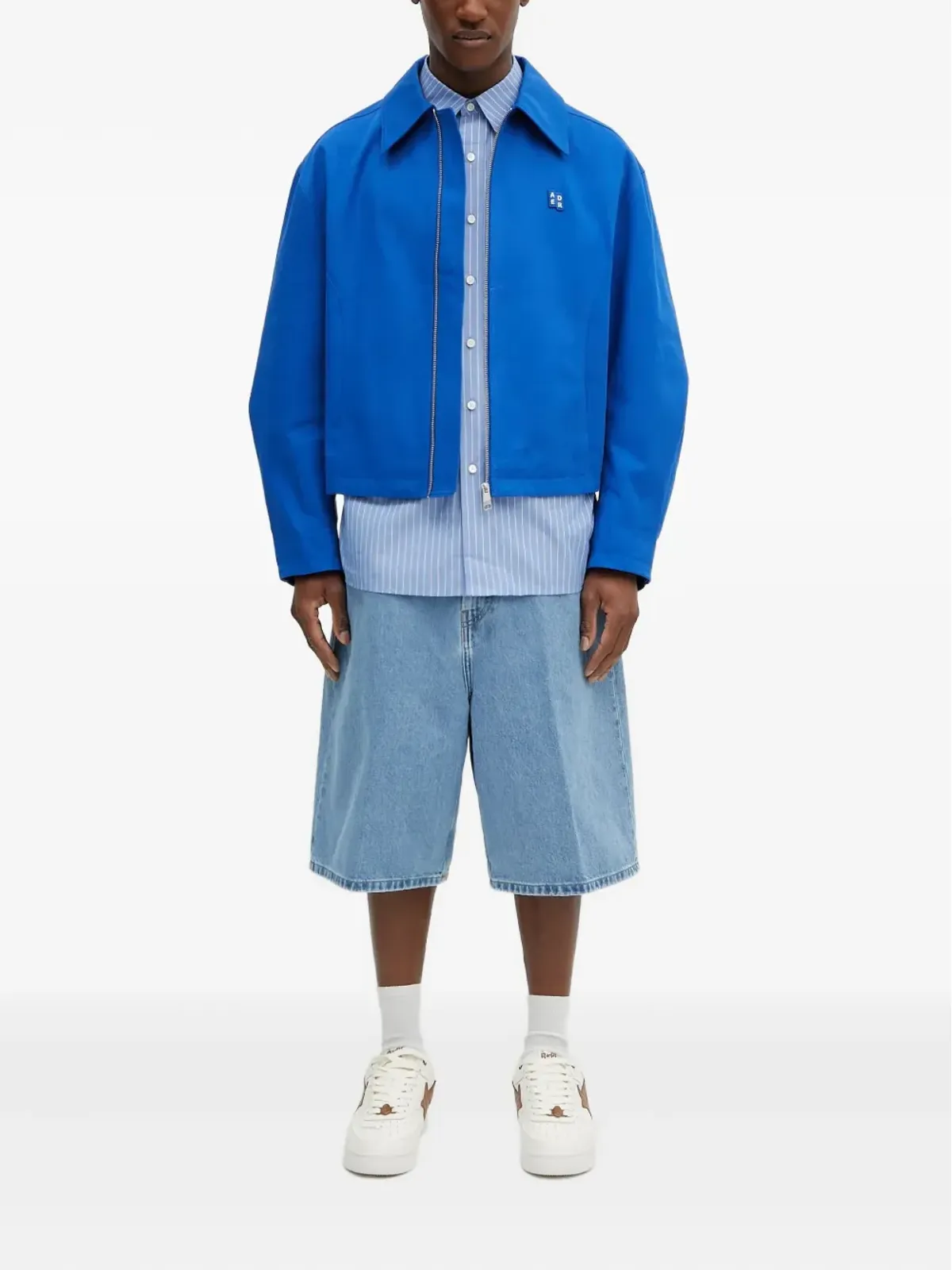 Ader Error ストライプ柄の半袖シャツ - 画像2