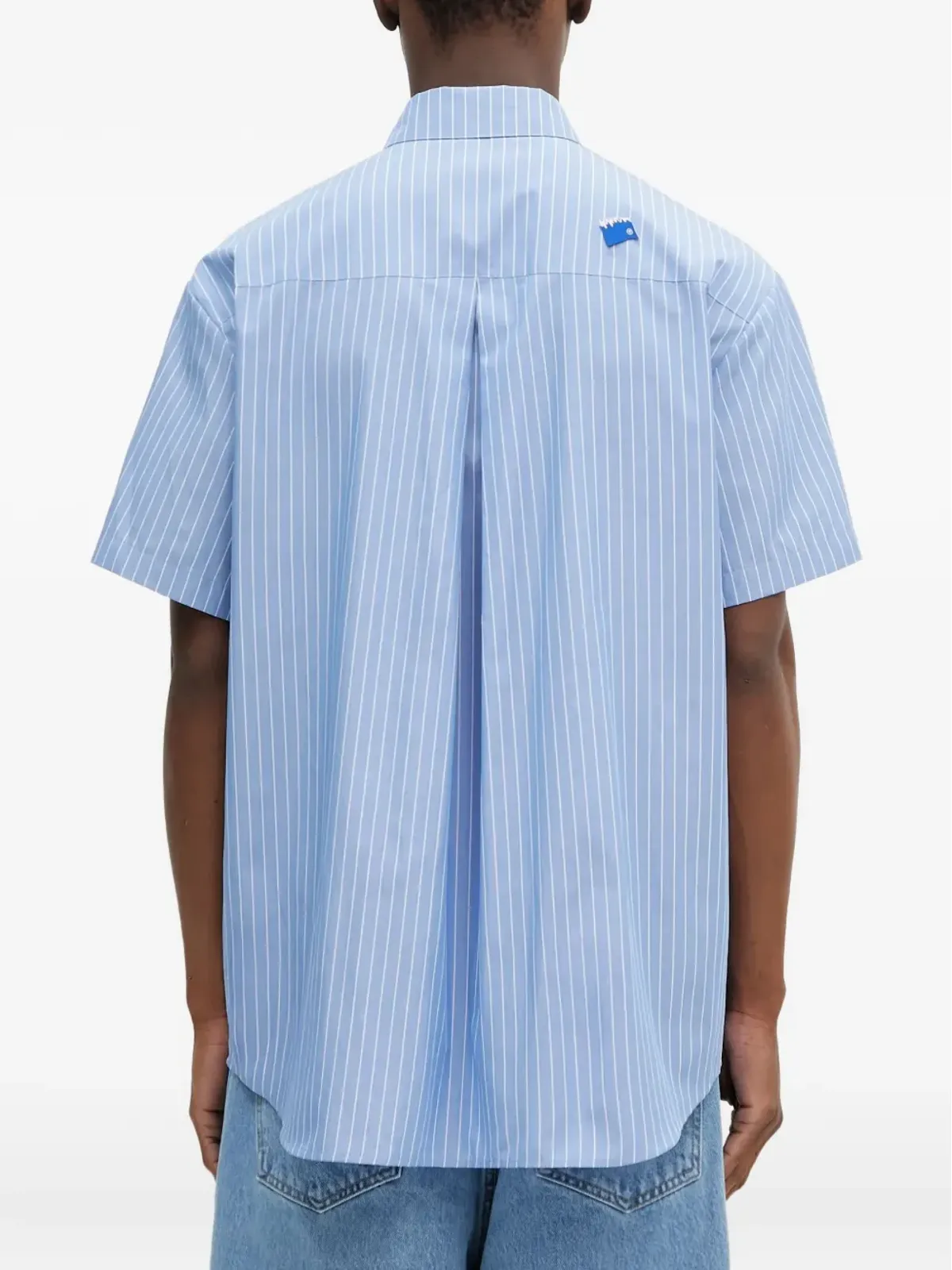 Ader Error ストライプ柄の半袖シャツ - 画像4