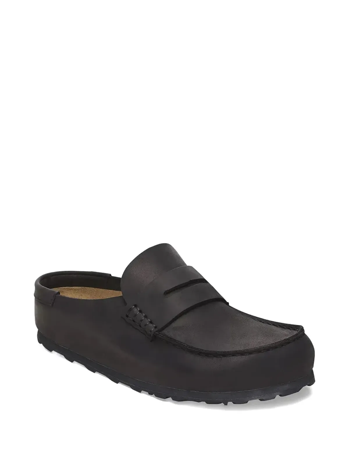 Birkenstock ペニーストラップ レザー・スライド - 画像2