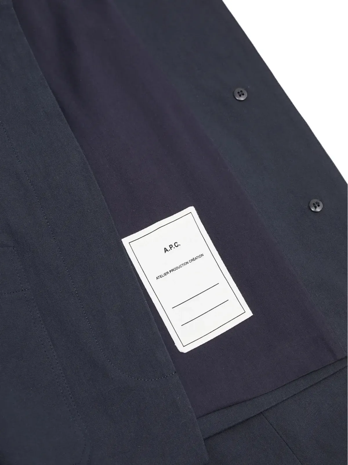 A.P.C. パッチポケット クロップドジャケット - 画像5