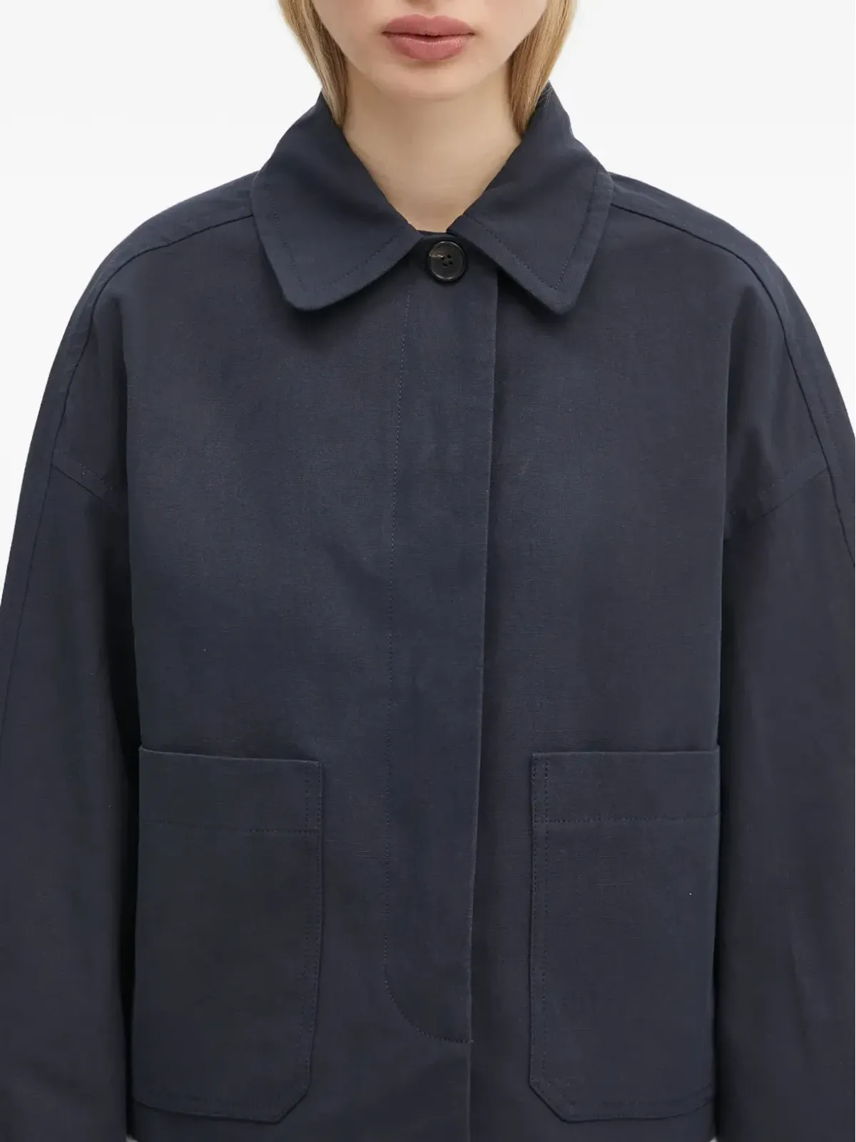 A.P.C. パッチポケット クロップドジャケット - 画像4