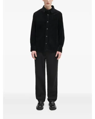 A.P.C. コーデュロイ長袖シャツ - ブラック - サムネイル2
