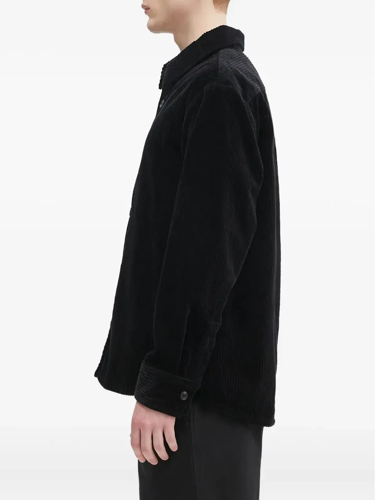 A.P.C. コーデュロイ長袖シャツ - ブラック - 画像3