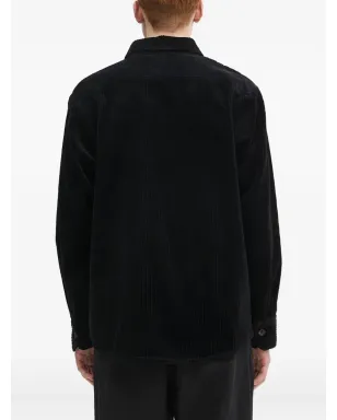 A.P.C. コーデュロイ長袖シャツ - ブラック - サムネイル4
