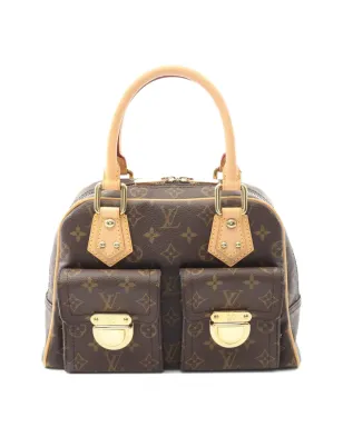 Louis Vuitton ビンテージ 2005 Manhattan PM ショルダーバッグ - ブラウン - サムネイル1