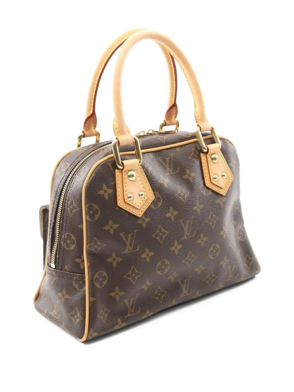 Louis Vuitton ビンテージ 2005 Manhattan PM ショルダーバッグ - ブラウン - 画像2