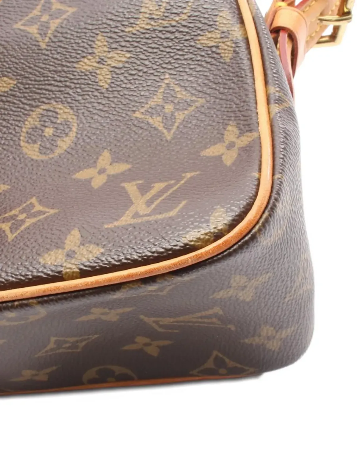 Louis Vuitton Pre-Owned 2004年 ヴィヴァサイト MMモノグラム ショルダーバッグ（ブラウン） - 画像5