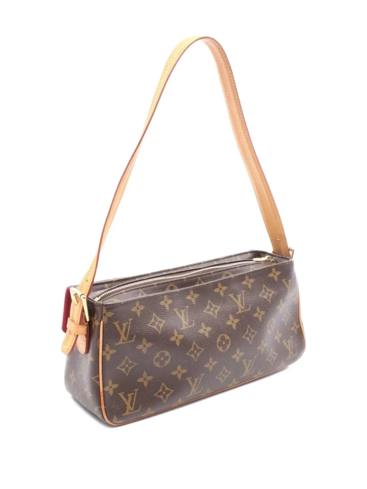 Louis Vuitton Pre-Owned 2004年 ヴィヴァサイト MMモノグラム ショルダーバッグ（ブラウン） - 画像2