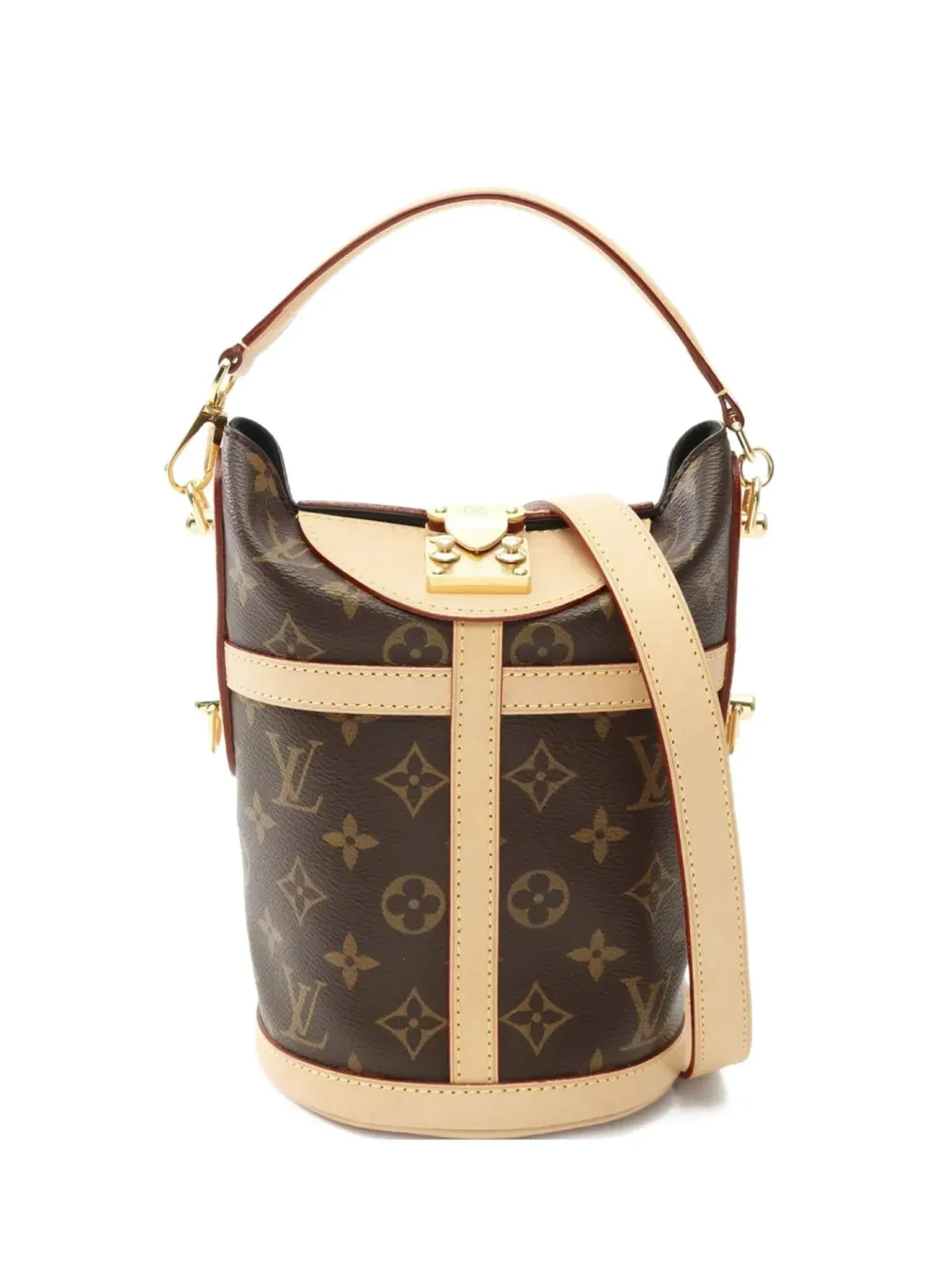 Louis Vuitton Pre-Owned ダッフルバケットバッグ ブラウン - 画像1