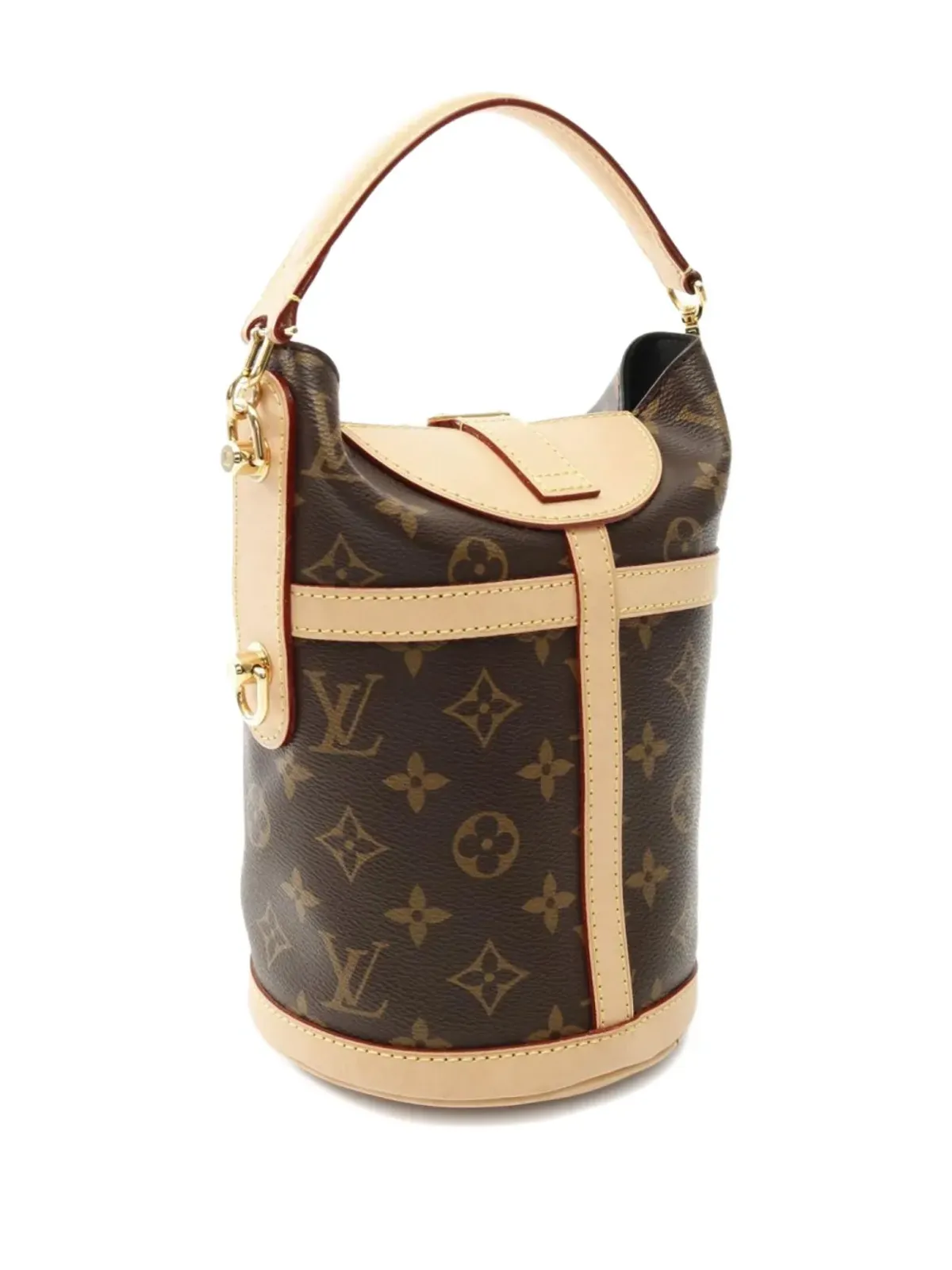 Louis Vuitton Pre-Owned ダッフルバケットバッグ ブラウン - 画像2