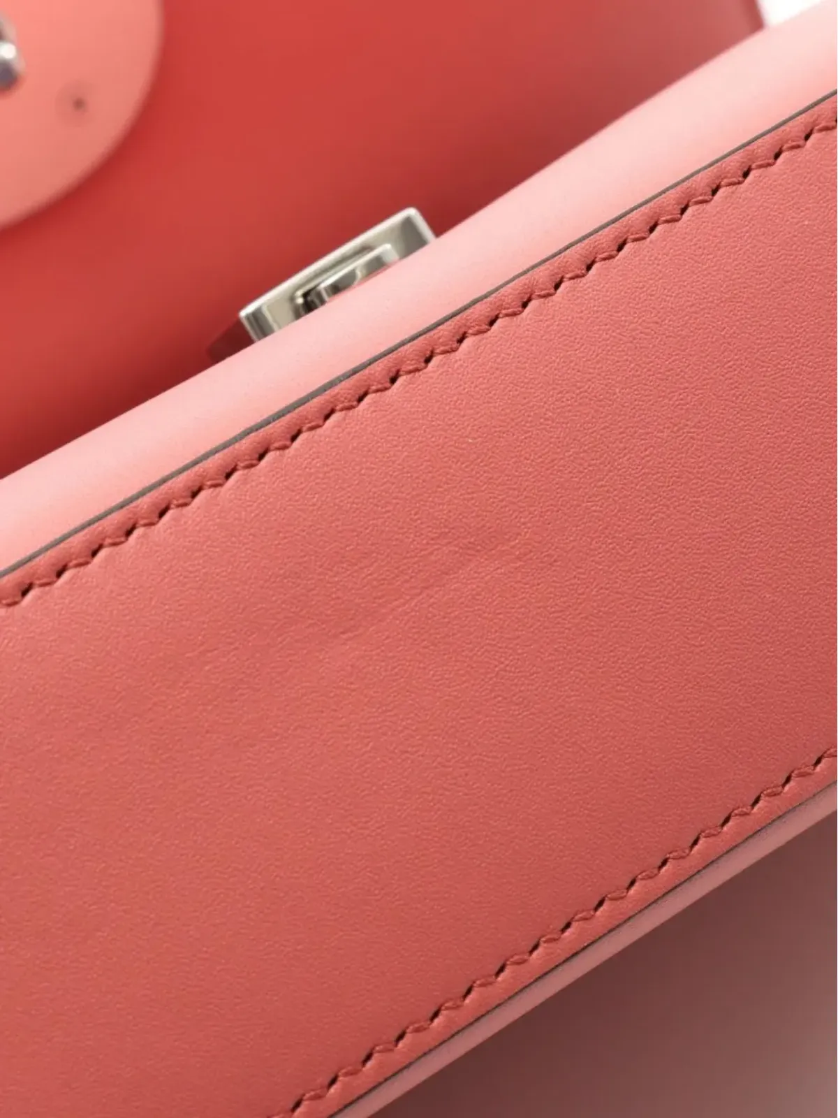 Gucci Pre-Owned 2010年代 ダブルG レザー ショルダーバッグ - ピンク - 画像4