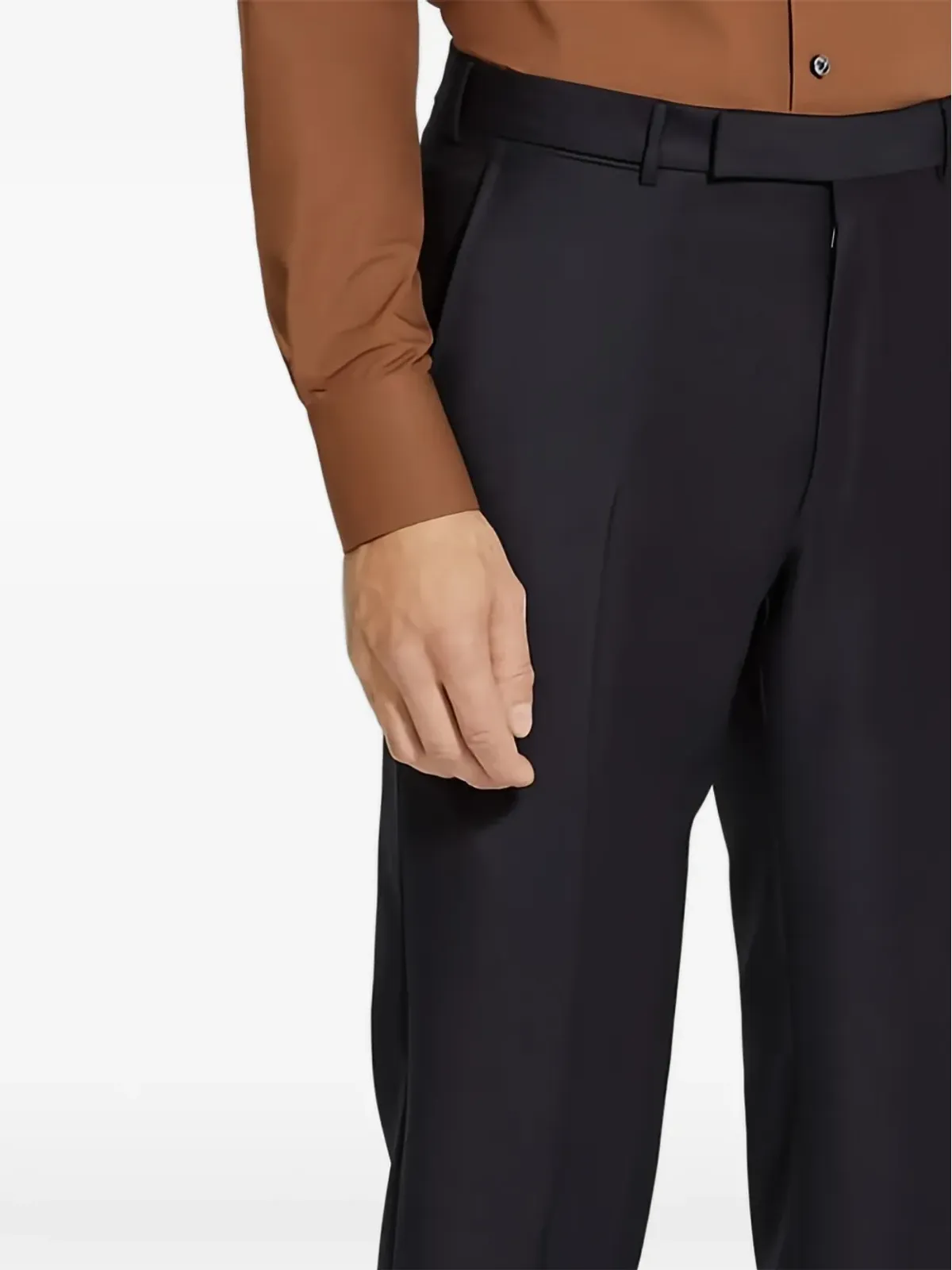 Zegna ベルトループ付きパンツ - 画像2