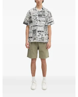 Carhartt WIP 新聞紙柄プリントの半袖シャツ - サムネイル2