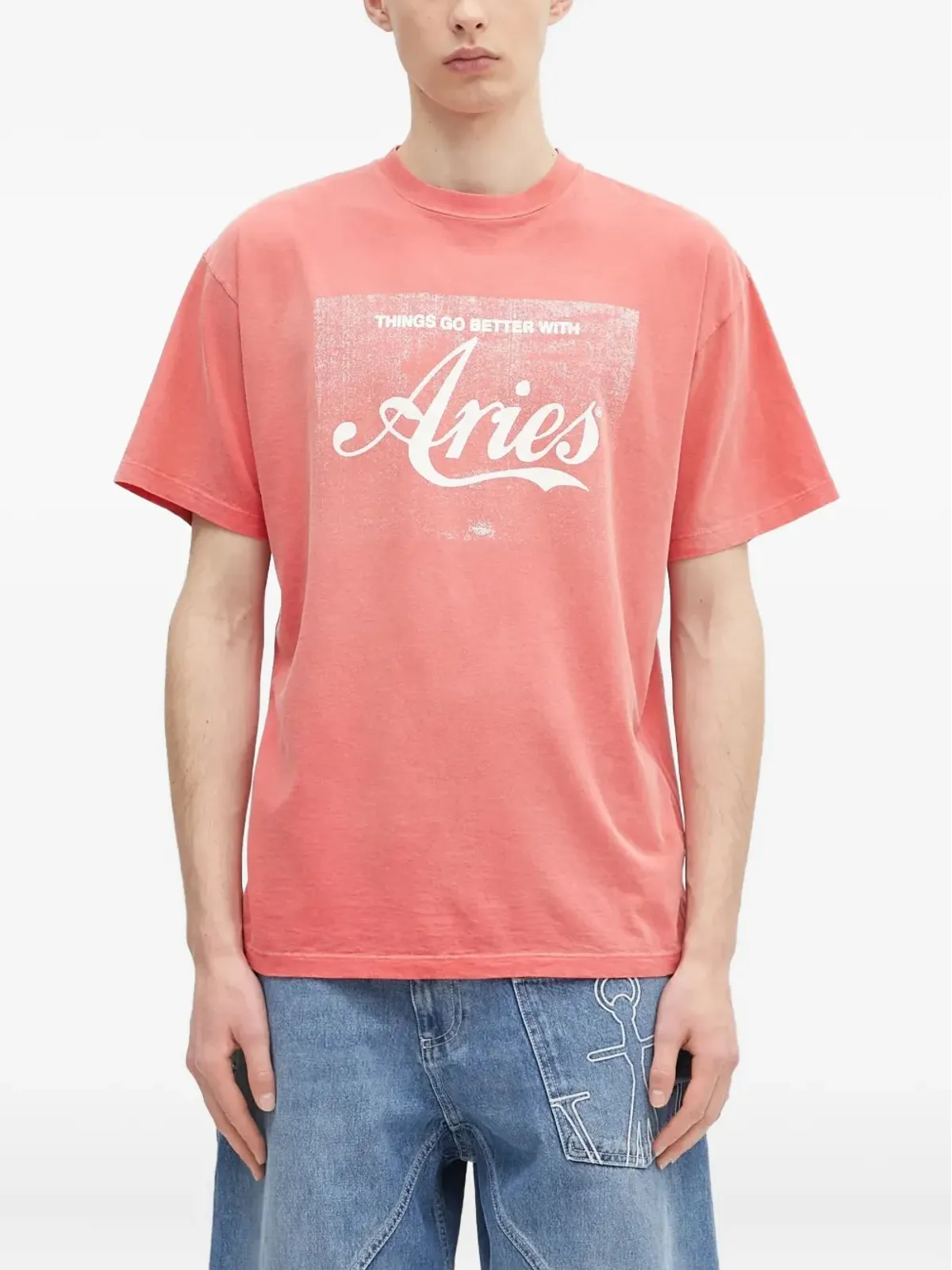 Aries ロゴプリントTシャツ - 画像1