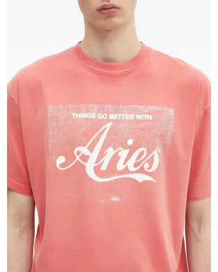 Aries ロゴプリントTシャツ - サムネイル5