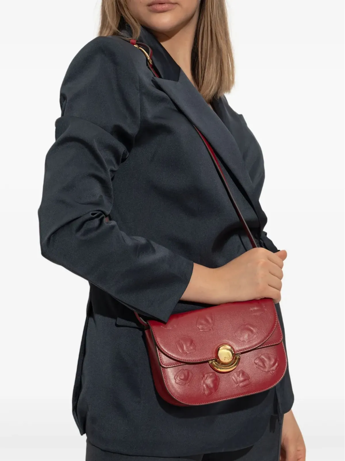 Furla Sfera エンボス ショルダーバッグ - 画像2