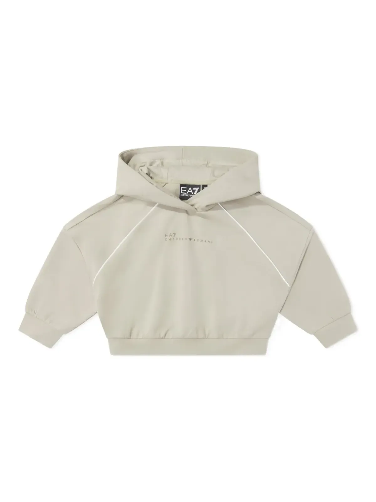 Emporio Armani Kids フード付きパネルドクロップトップ - 画像1